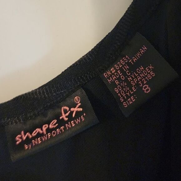 SHAPEFX Fitted Black Lomg ribbed dress,Simple yet Stunning. Size 8 NEVER WORN - Picture 8 of 13